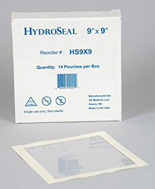HydroSeal IV Site Barrier Protector, 9 x 9 Inch (Case of 980)