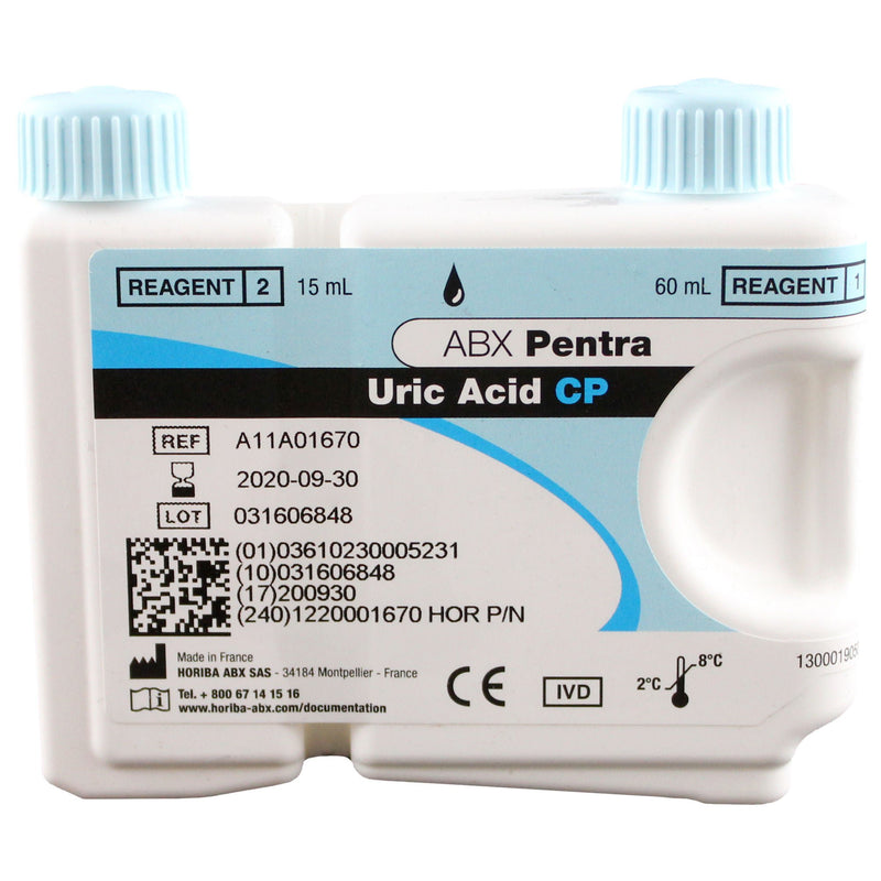 General Chemistry Reagent ABX Pentra Uric Acid For ABX Pentra 400 Clinical Chemistry Analyzer 220 Tests (Each)