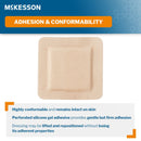 McKesson Brand McKesson Silicone Adhesive with Border Silicone Foam Dressing, 3 x 3 Inch (200/CS) 