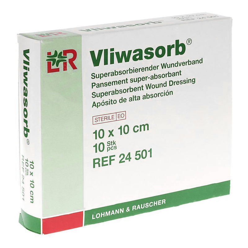 Vliwasorb Superabsorbent Wound Dressing, 4 x 4 Inch (Case of 360)