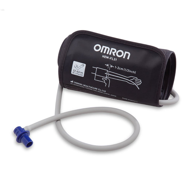 Emerson Healthcare Reusable Blood Pressure Cuff Omron 23 to 45 cm Arm Nylon Cuff Wide Range Adult Cuff 