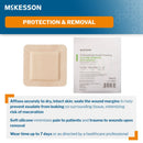 McKesson Brand McKesson Silicone Adhesive with Border Silicone Foam Dressing, 3 x 3 Inch (200/CS) 