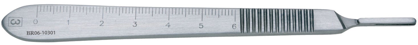 Scalpel Handle BR Surgical Stainless Steel Size 3 