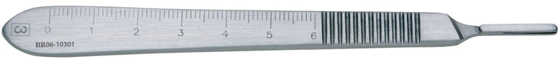 Scalpel Handle BR Surgical Stainless Steel Size 3 