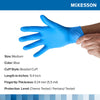 McKesson Confiderm 6.8C Nitrile Exam Glove, Medium, Blue (Case of 10 Boxes)
