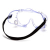 Protective Goggles Pyramex Fit Over Uncoated Clear Tint Polycarbonate Lens Clear Frame Elastic Strap One Size Fits Most (144/CS)