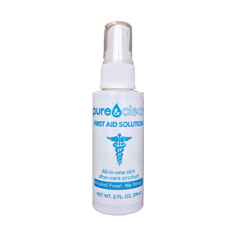 Pure & Clean Next-Generation Hypochlorous Acid Wound Cleanser, 2-ounce bottle (Box of 24 Bottles)