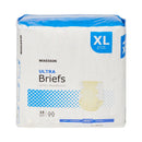 McKesson Brand McKesson Ultra Heavy Absorbency Incontinence Brief, Extra Large (4/CS) 