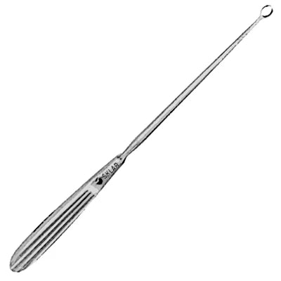 Sklar Semmes Curette - 9", Curved, 4mm x 7mm - 41-1932