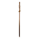Brazos Traditional Straight Pine Handcrafted Walking Stick, 55-Inch, Brown (Each)