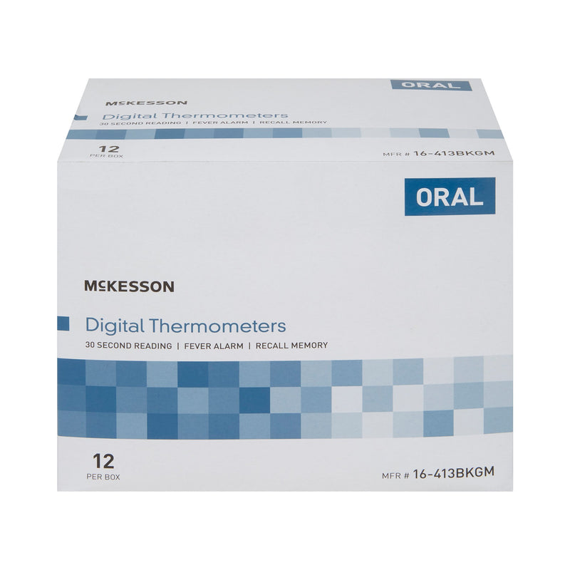 McKesson Digital Oral Thermometer (Box of 12)