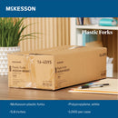 McKesson Polypropylene Fork, White (Case of 1000)