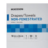 McKesson Sterile Poly Lined Towel Drape, 18 x 26 Inch (Case of 300)