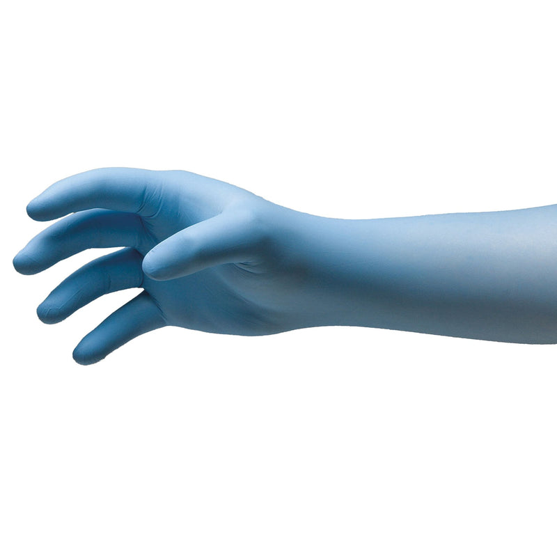 Innovative Healthcare Corp NitriDerm EP Nitrile Extended Cuff Length Exam Glove, Small, Blue (1000/CS) 