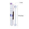 McKesson Wall Grab Bar, White Steel, 18-Inch Length (Case of 3)