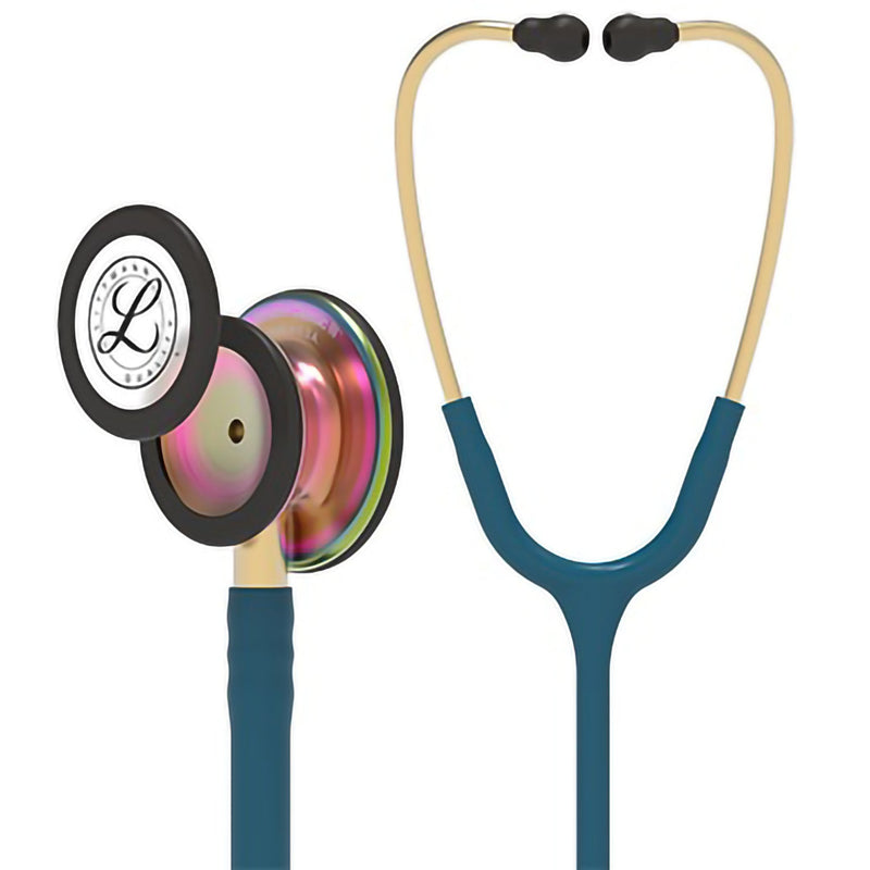 Solventum Corporation 3M Littmann Classic III Monitoring Stethoscope, Caribbean Blue, 27 Inch Tube 