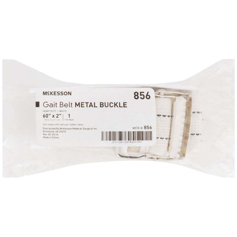 McKesson Brand McKesson White Gait Belt, 60 Inch (48/CS) 