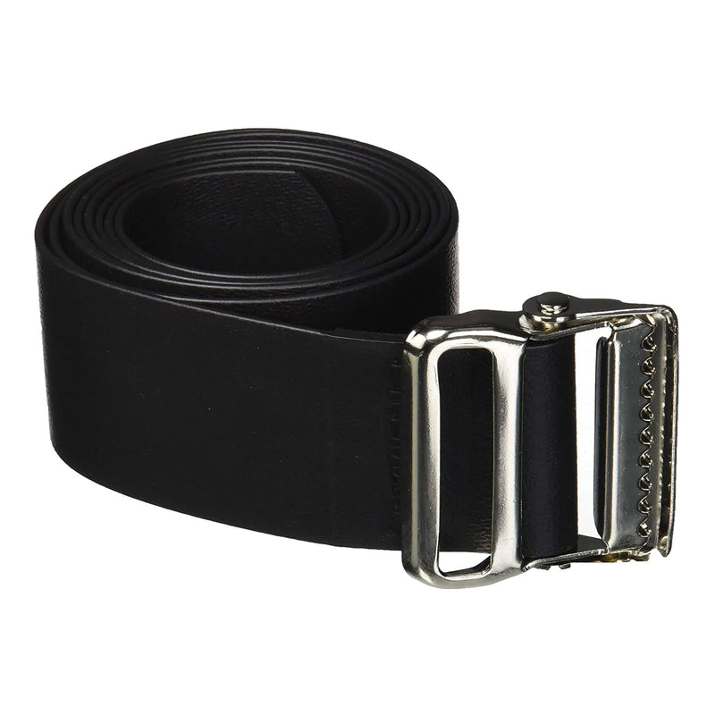 Gait Belt Easi-Care 72 Inch Length Black Vinyl Coated Webbing (Each)
