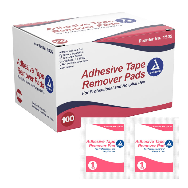 Dynarex dynarex Adhesive Remover, 32.5 x 68 mm Wipe (1000/CS) 
