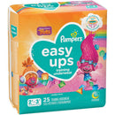 Female Toddler Training Pants Pampers Easy Ups Pull On with Tear Away Seams Size 2T to 3T Disposable Moderate Absorbency (Case of 100)