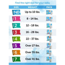 Comfees Premium Diapers, Unisex, Baby, Tab Closure, Size 4 (Case of 124)