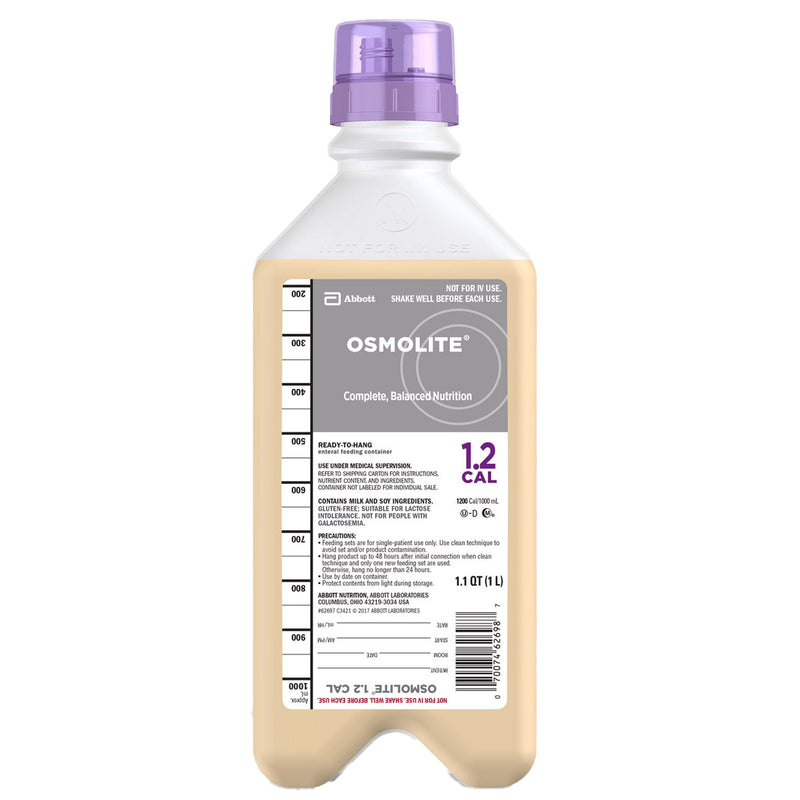 Osmolite 1.2 Cal Tube Feeding Formula, 33.8-ounce bottle (Case of 8) 