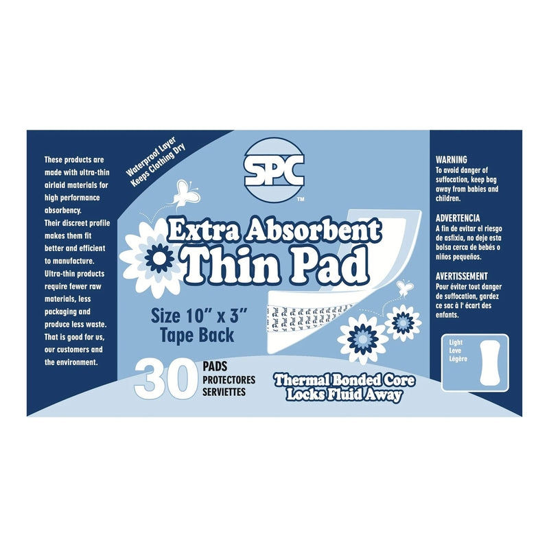 SPC Incontinence Liner, 12 Inch Length (180/CS)