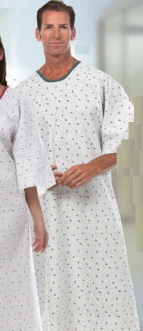 Reusable Patient Exam Gown, Medium / Large, Light Blue (Each)