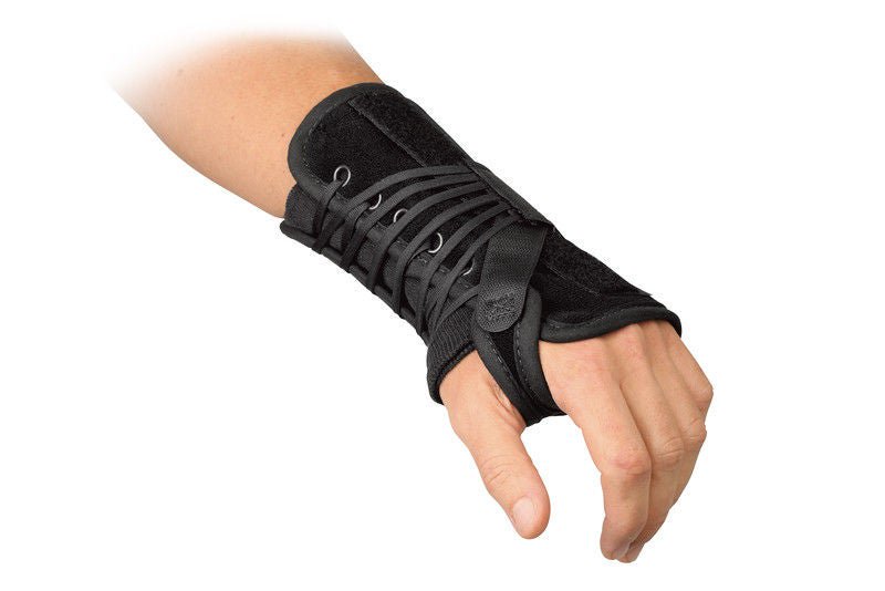 Wrist Brace Breg Aluminium / Felt / Suede Left Hand Black One Size Fits Most (Each)