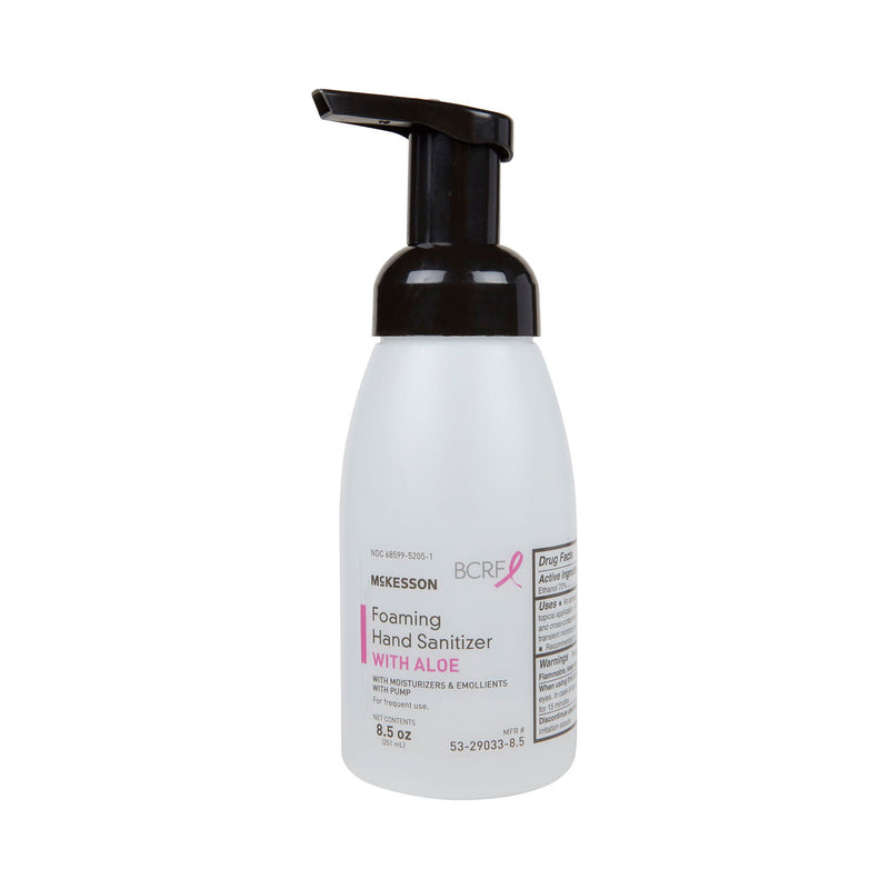 McKesson Foaming Hand Sanitizer with Aloe, 8.5 oz. Pump Bottle (Case of 24)