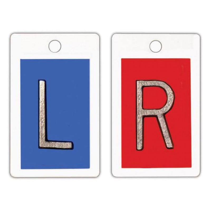 Wolf X-Ray Identifier Markers 1 Inch Blue / Red Left / Right 1 Set 