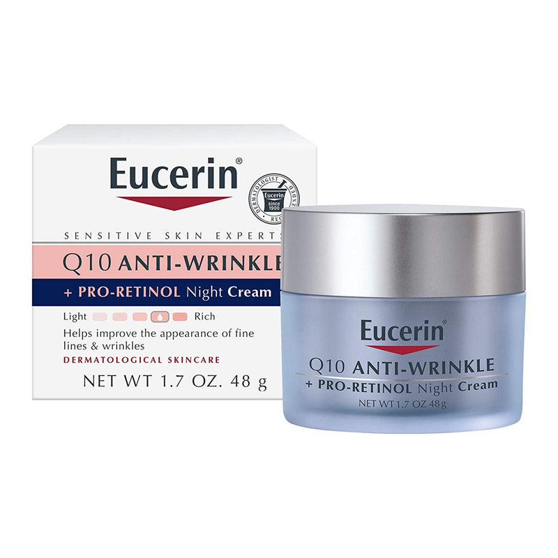 Eucerin Q10 Anti Wrinkle + Pro-Retinol Night Cream (Each)