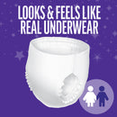 Cuties Sleep Overs Absorbent Underwear, Small / Medium (Case of 60)