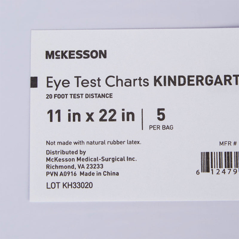 McKesson Preschool Eye Test Chart 