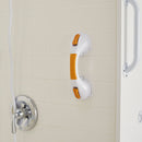 McKesson White / Yellow Plastic Suction-Cup Grab Bar (Case of 3 Items)