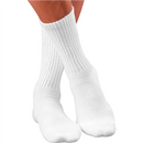SOCK DIABETIC CREW CLOSEDWHT XS