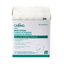 Caring Drain Sponge, 2 x 2 Inch, 6-Ply (Case of 700)
