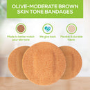 TruColour Olive Adhesive Strip, Spot (Case of 2500) 