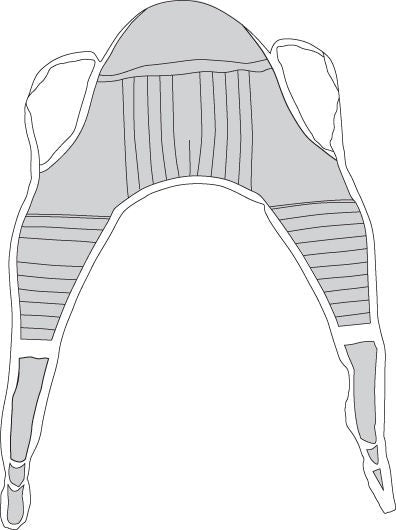 drive Seat U Sling with Head Support, Large (Each)