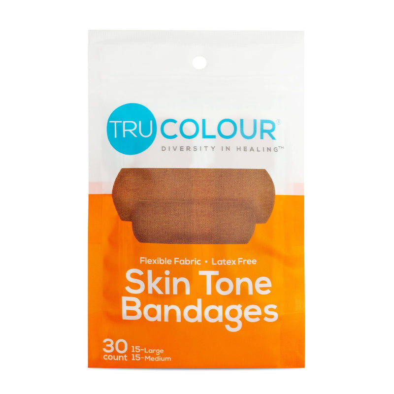TruColour Brown Adhesive Strip, 1 x 3 Inch (30/PK)
