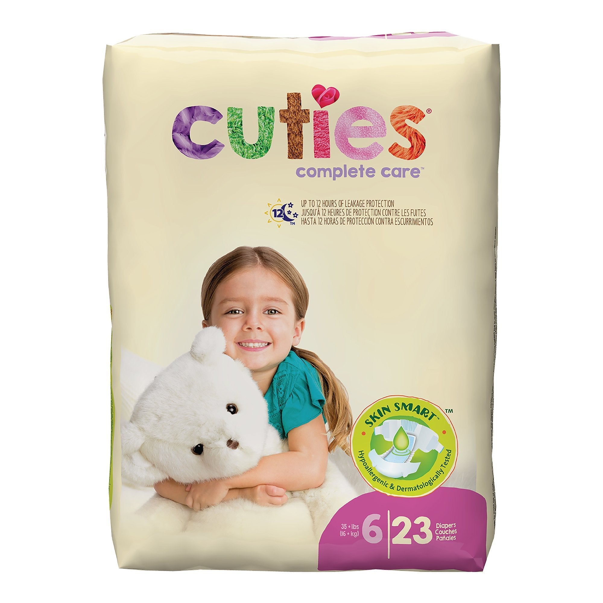 First Quality Products LLC Cuties Premium Diaper, Size 6 (92/CS) 
