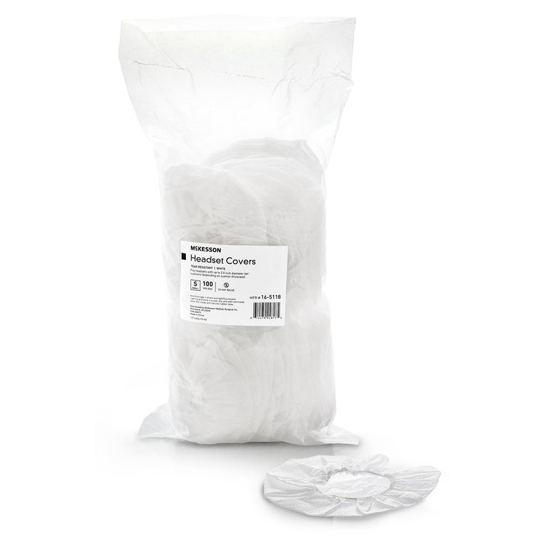McKesson Brand McKesson Sanitary Headset Cover, Small, White (1000/CS) 
