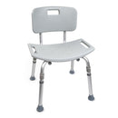 McKesson Aluminum Bath Transfer Bench with Removable Back (Each)