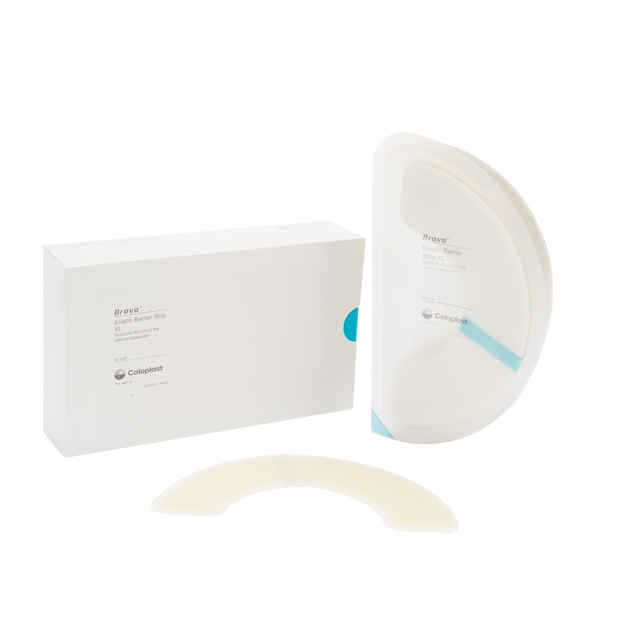 Coloplast Brava Skin Barrier Strip, BodyFit Technology, Extra Large (30/BX) 