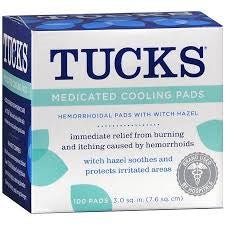 Tucks Witch Hazel Hemorrhoid Relief (Box of 100)