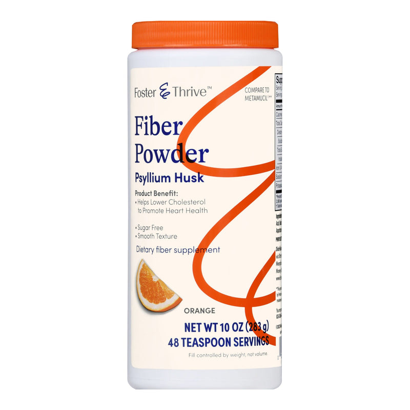 Foster & Thrive Fiber Powder Sugar Free Smooth Texture Orange (Each)