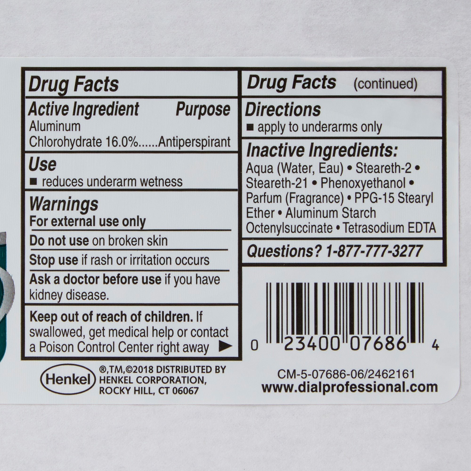 Essendant Co/United Stationers Dial Antiperspirant / Deodorant, 1.5 oz Roll-On (48/CS) 