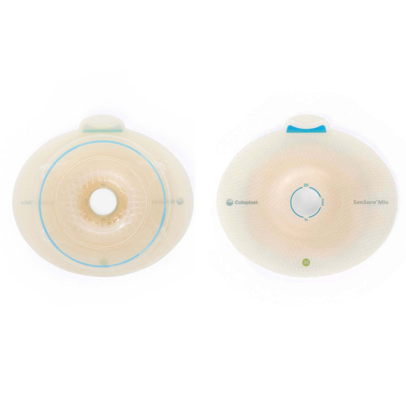 Coloplast SenSura Mio Flex Convex Light Ostomy Barrier, 31 mm Stoma Opening, Red Match (5/BX) 