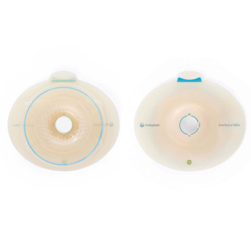 SenSura Mio Flex Convex Light Ostomy Barrier, 31 mm Stoma Opening, Red Match (Box of 5)