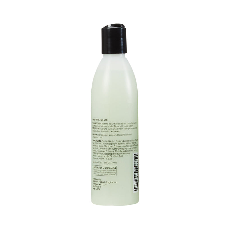 McKesson Shampoo and Body Wash, Cucumber Melon Scent, 8 oz. Squeeze Bottle (Case of 48)